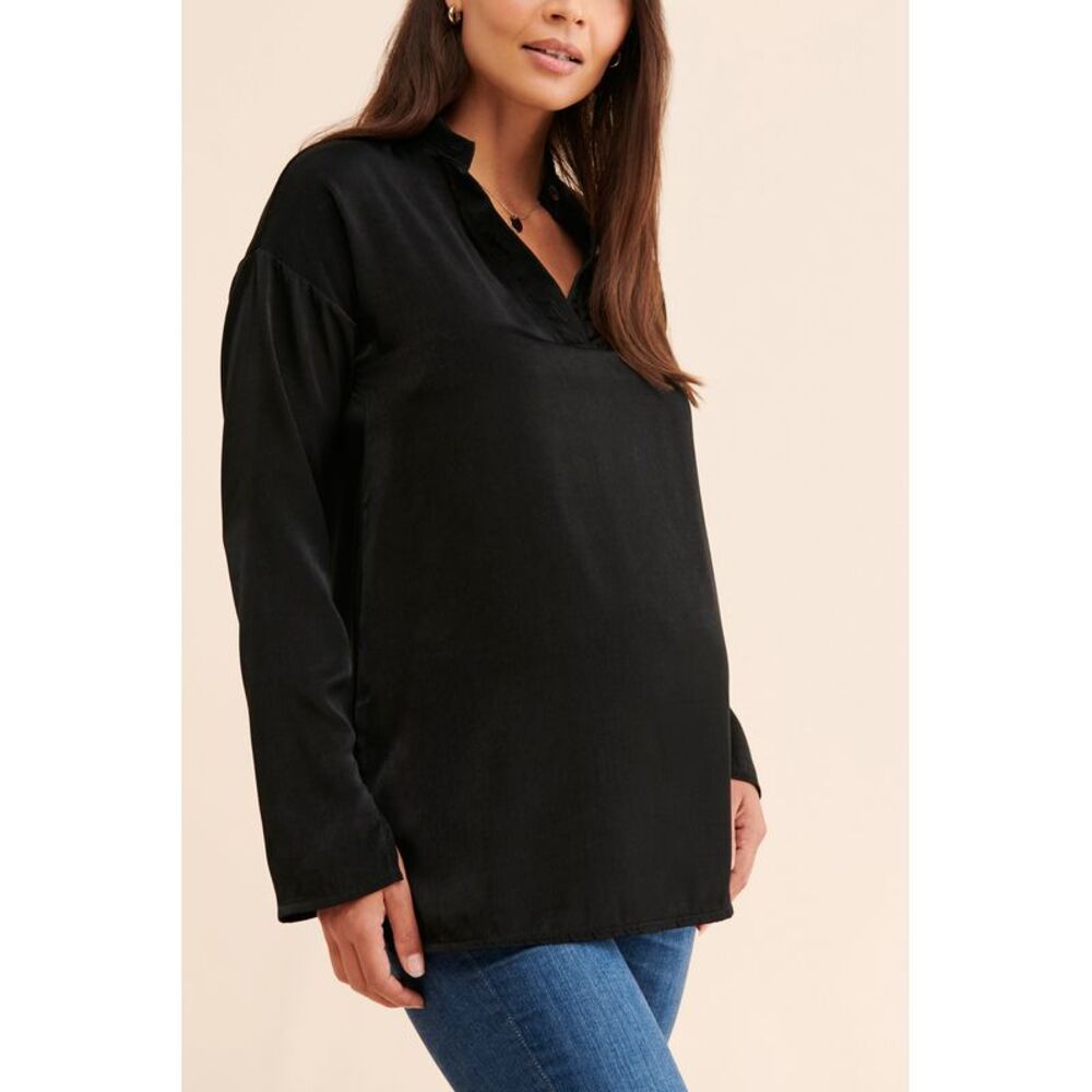 Stowaway Maternity Suzie Top Black S